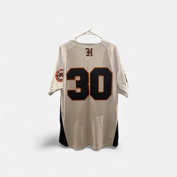 Houston Black Eagles White and Black Men's Jersey - Picture 2 of 5